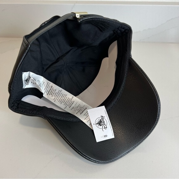 NWT Walt Disney World Faux Leather Baseball Cap 50th Aniversary Collection - Picture 4 of 10